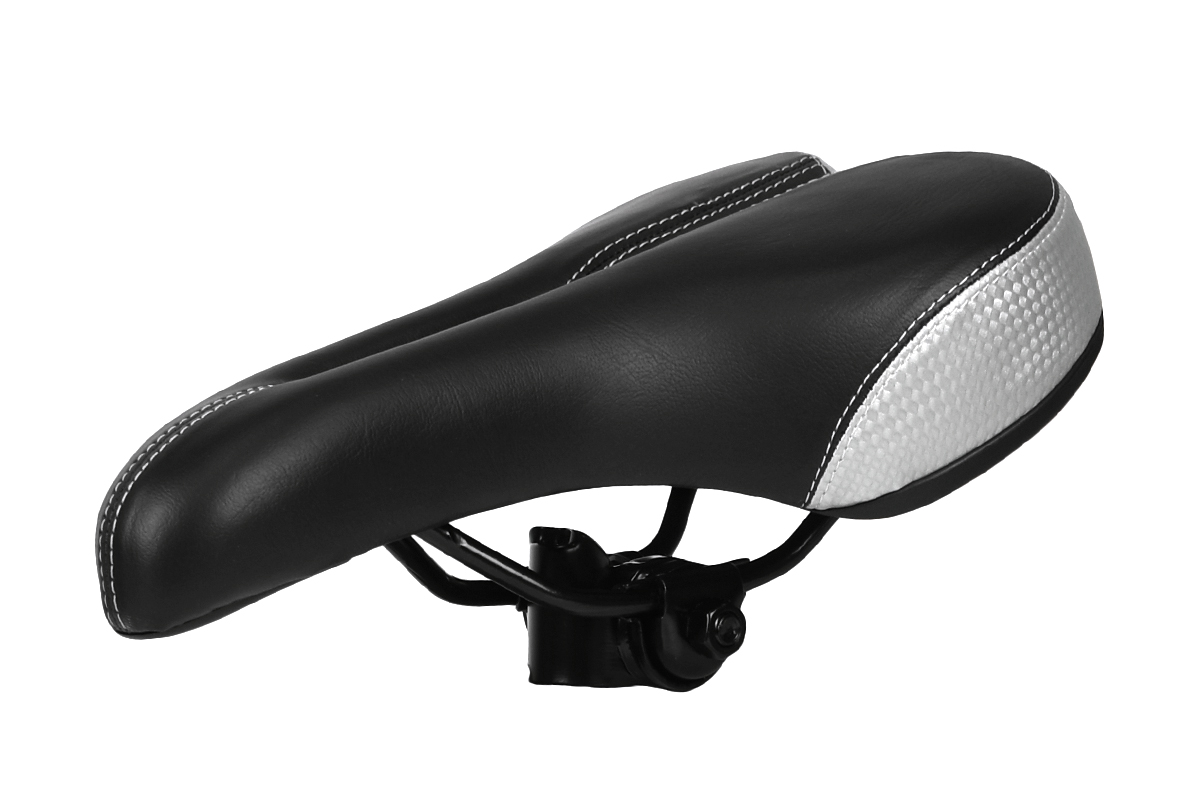 Седло DS-2424 MTB 265*145mm, 420гр,комфорт,анатомическое,черное/серебристое Седло DS-2424 MTB 265*145mm, 420гр,комфорт,анатомическое,черное/серебристое