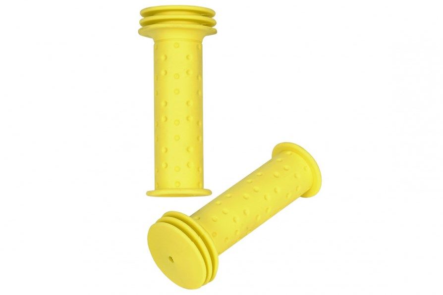 Грипсы XH-G143 100mm, резина, светло-желтые Грипсы XH-G143 100mm, резина, светло-желтые