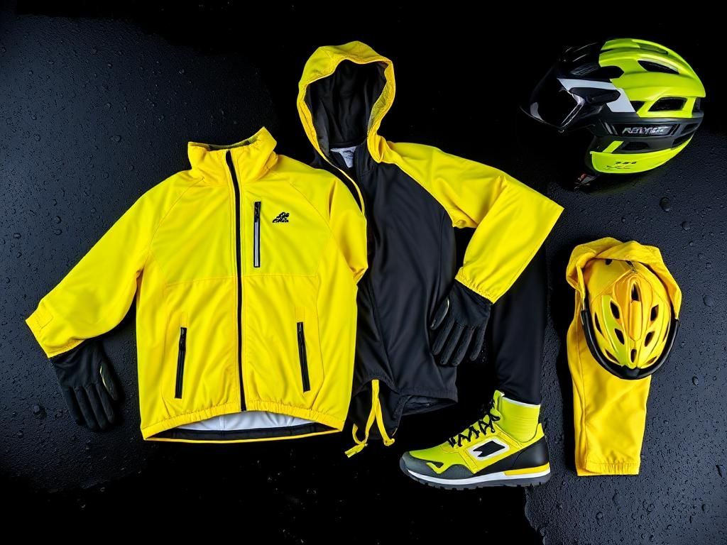 Экипировка велосипедиста для дождя Экипировка велосипедиста для дождя