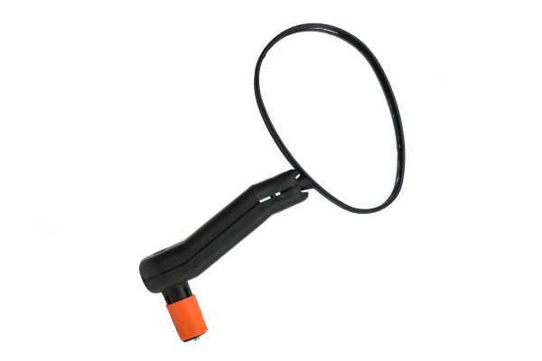 Зеркало DX-222L, панорамное, универс. лев./прав., креп. в торец руля, черн. Зеркало DX-222L, панорамное, универс. лев./прав., креп. в торец руля, черн.