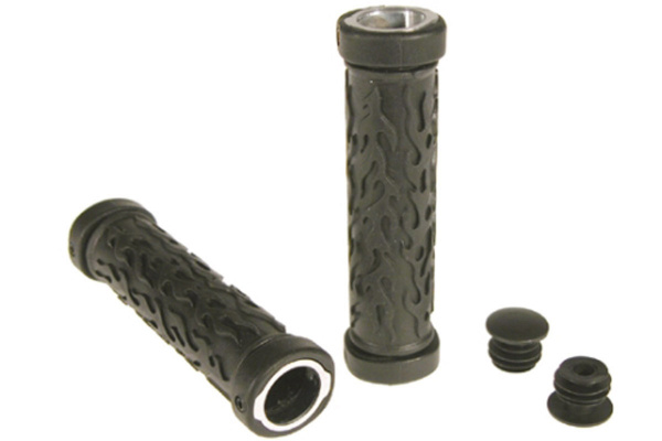 Грипсы Velo VLG-486AD2, кратон, черные, с хомутами для крепления Грипсы Velo VLG-486AD2, кратон, черные, с хомутами для крепления