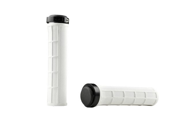 Грипсы MTB HL-G210, 130мм, с грипстопом, под шестигранник, бело-черные Грипсы MTB HL-G210, 130мм, с грипстопом, под шестигранник, бело-черные