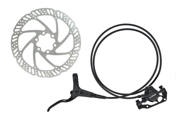 Тормоз дисковый гидравлический,задний Tektro HD-M285R,ручка тор.садапт,ротор IS6 160мм,г\лин 1450мм Тормоз дисковый гидравлический,задний Tektro HD-M285R,ручка тор.садапт,ротор IS6 160мм,г\лин 1450мм