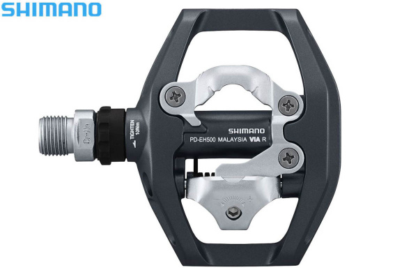 Педали Shimano, EH500, SPD, с шипами SH56