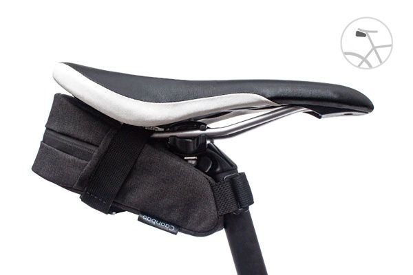 Сумка велосипедная подседельная «Акула» caanbag CAAN-TR-40BL Сумка велосипедная подседельная «Акула» caanbag CAAN-TR-40BL
