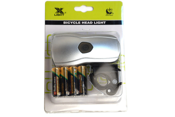Фонарь передний XC-992,1сверхмощный диод(3вт),4 режима,4бат.АА в компл.черно\серебристый Фонарь передний XC-992,1сверхмощный диод(3вт),4 режима,4бат.АА в компл.черно\серебристый