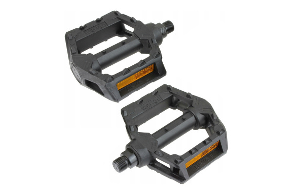 Педали Wellgo LU-V205, пластик, стальная ось, черные Педали Wellgo LU-V205, пластик, стальная ось, черные