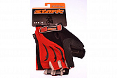 Велоперчатки Stark NC-833 красно-серые Велоперчатки Stark NC-833 красно-серые