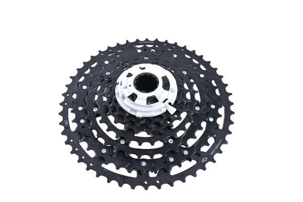 Кассета SHIMANO CUES, LINKGLIDE, CS-LG300-10 11-48T 10 скоростей (11-13-15-17-20-23-28-34-41-48T) ACSLG30010148 Кассета SHIMANO CUES, LINKGLIDE, CS-LG300-10 11-48T 10 скоростей (11-13-15-17-20-23-28-34-41-48T) ACSLG30010148