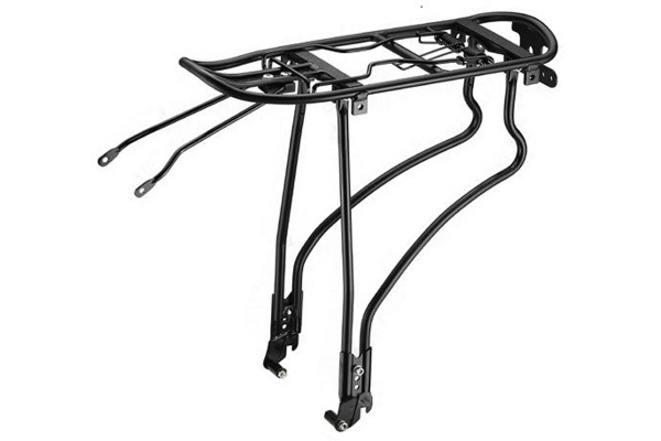 Багажник 26-28" Cl-552-1 для дисковых тормозов, алюминий, с прижимом, черный матовый Багажник 26-28" Cl-552-1 для дисковых тормозов, алюминий, с прижимом, черный матовый