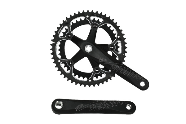 Система PROWHEEL ATIA-521*175mm,(52/42)AL-6061-T6,CHAINLINE:45,BCD:130/74,под квадрат 113,черный Система PROWHEEL ATIA-521*175mm,(52/42)AL-6061-T6,CHAINLINE:45,BCD:130/74,под квадрат 113,черный