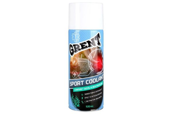 Спрей охлаждающий (с эвкалиптом) GRENT COOLANT SPRAY, 520мл Спрей охлаждающий (с эвкалиптом) GRENT COOLANT SPRAY, 520мл
