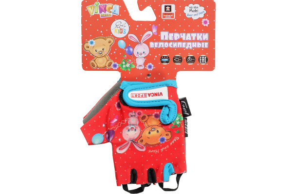 Велоперчатки детские BEAR AND HARE Vinca Sport Велоперчатки детские BEAR AND HARE Vinca Sport