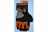 Велоперчатки Stark NC-814 черно-оранжевые Велоперчатки Stark NC-814 черно-оранжевые