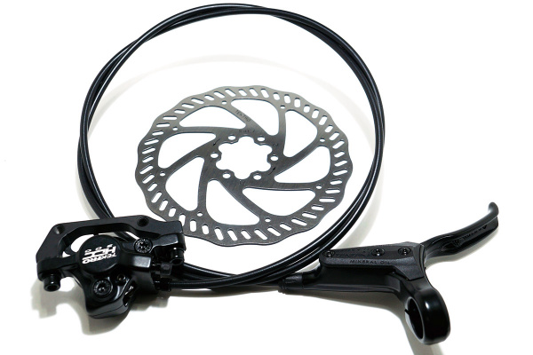 Тормоз дисковый гидравлический,перед. Tektro HDC-300F, ручка торм. с адапт,ротор IS6 160мм,гидролиния,крепление IS6 Тормоз дисковый гидравлический,перед. Tektro HDC-300F, ручка торм. с адапт,ротор IS6 160мм,гидролиния,крепление IS6