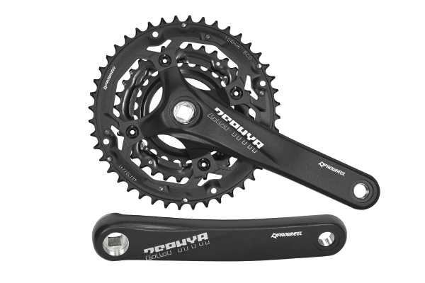 Система PROWHEEL ZEPHYR-851,(44/32/24)175мм,AL-6061-T6,CHAINLINE:50,BCD:104/64,под квадрат 113,черный Система PROWHEEL ZEPHYR-851,(44/32/24)175мм,AL-6061-T6,CHAINLINE:50,BCD:104/64,под квадрат 113,черный