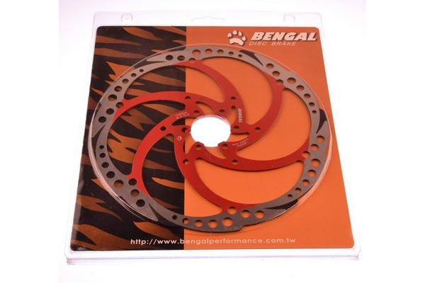 Диск тормоза Bengal OD-203H красный,крепление IS6 Диск тормоза Bengal OD-203H красный,крепление IS6